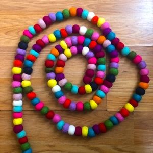 Trader Joe’s felted wool garland
